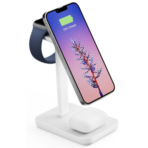 Twelve South HiRise3 Wireless Charging + Magnetic Stand USB-C White