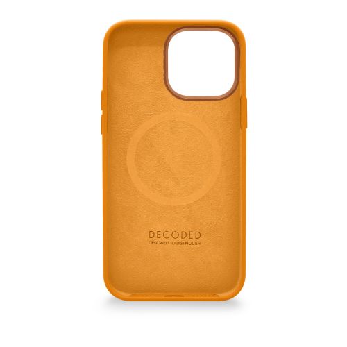 DECODED Silicone Backcover w/MagSafe for iPhone 14 Pro Max - Apricot