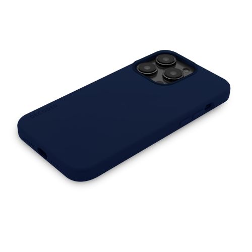 DECODED Silicone Backcover w/MagSafe for iPhone 14 Pro Max - Navy Peony
