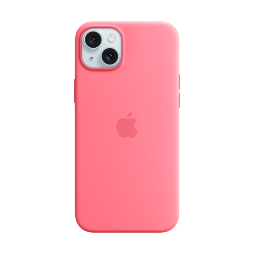 Apple iPhone 15 Plus Silicone Case w/MagSafe - Pink