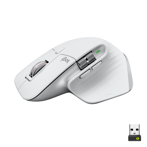 Logitech MX Master 3s for Mac Wireless Mouse Bluetooth - Pale Grey
