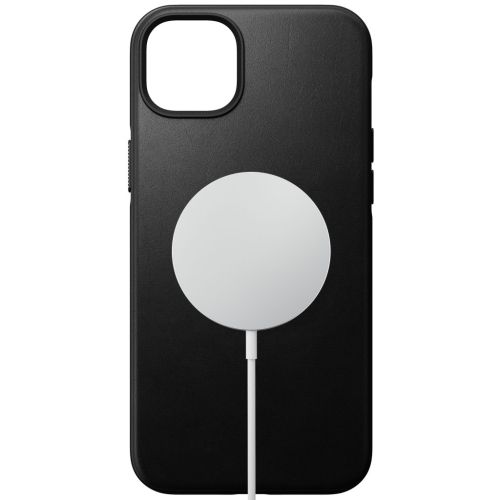 Nomad Modern Leather Case w/MagSafe iPhone 15 - Black