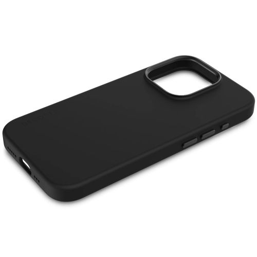 DECODED Silicone Backcover w/MagSafe for iPhone 15 Pro - Graphine Black