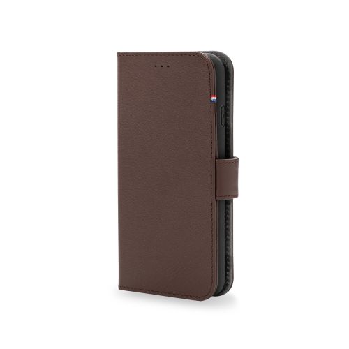 DECODED Leather Detachable Wallet Case for iPhone 8/SE/2020/22 - Brown