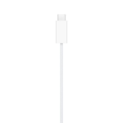 Apple Watch Woven Magnetic Fast Charger Cable USB-C 1.0m White