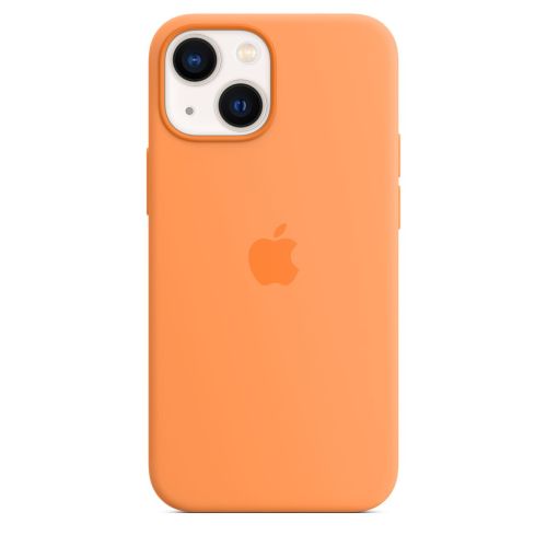 Apple iPhone 13 mini Silicone Case w/MagSafe Marigold