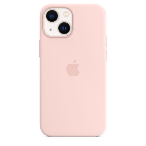 Apple iPhone 13 mini Silicone Case w/MagSafe Chalk Pink