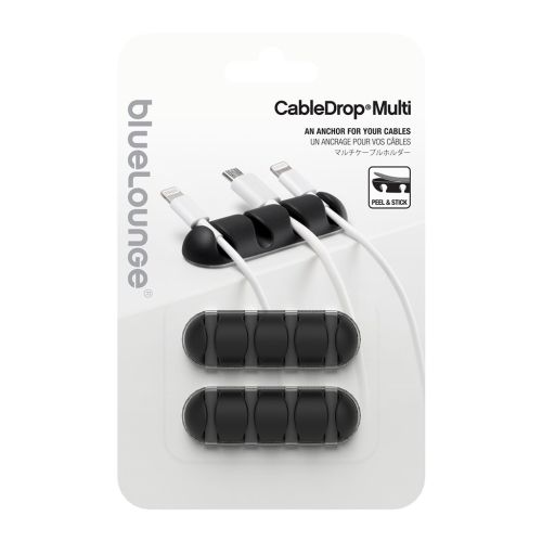 Bluelounge CableDrop Multi 2-Pack - Black