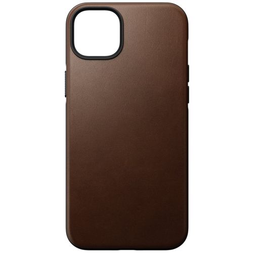 Nomad Modern Leather Case w/MagSafe iPhone 15 Plus - Brown