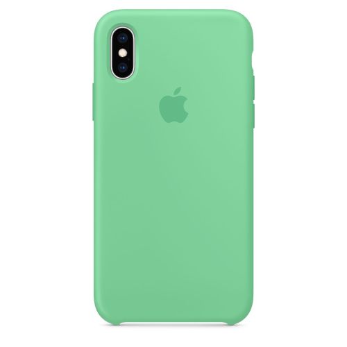 Apple iPhone XS Silicone Case Spearmint