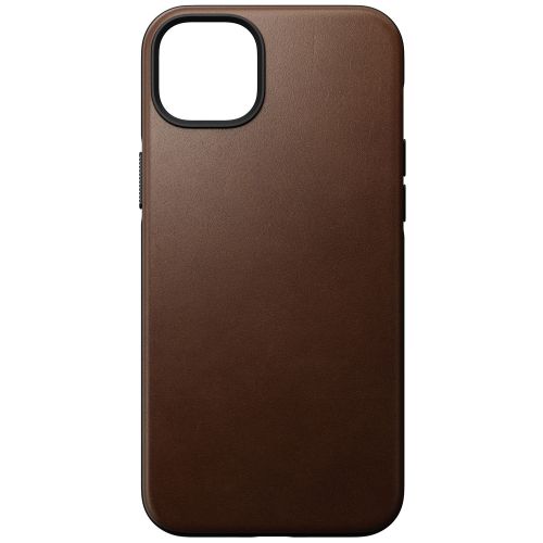 Nomad Modern Leather Case w/MagSafe iPhone 14 Plus - Rustic Brown