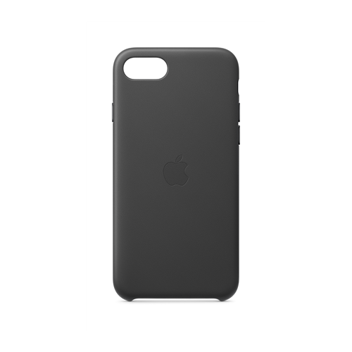 Apple iPhone SE Leather Case Black
