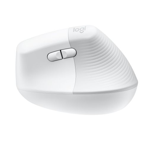 Logitech Lift for Mac Vertical Ergonomic Bluetooth Mouse- Pale Grey