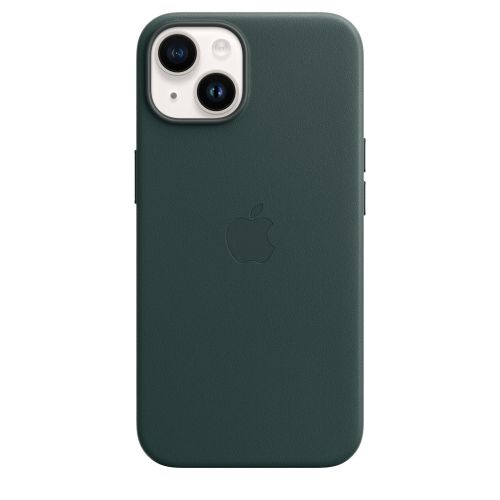 Apple iPhone 14 Leather Case w/MagSafe Forest Green