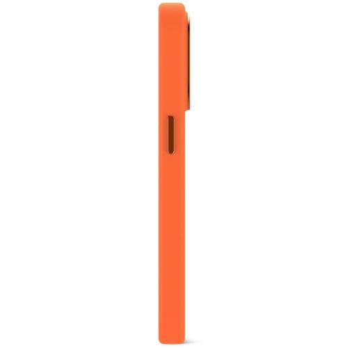 DECODED Silicone Backcover w/MagSafe for iPhone 15 Pro - Apricot Crush