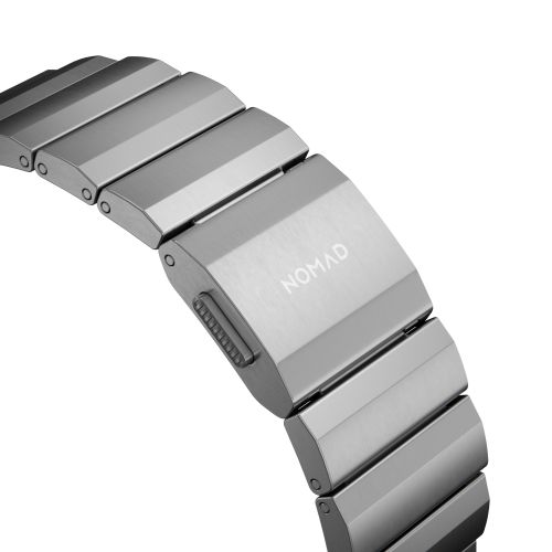 Nomad Watch 44/45/49mm Titanium Band Silver