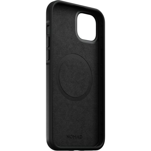 Nomad Modern Leather Case w/MagSafe iPhone 15 - Black
