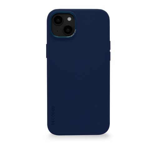 DECODED Silicone Backcover w/MagSafe for iPhone 14 - Navy Peony
