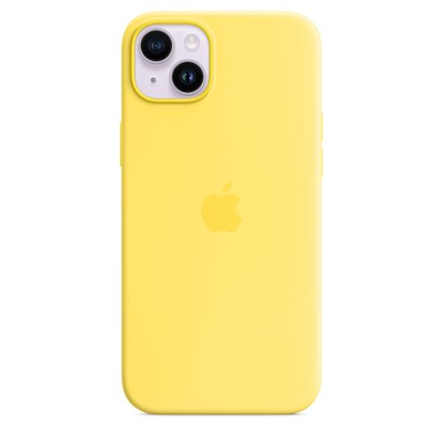 Apple iPhone 14 Plus Silicone Case w/MagSafe Canary Yellow