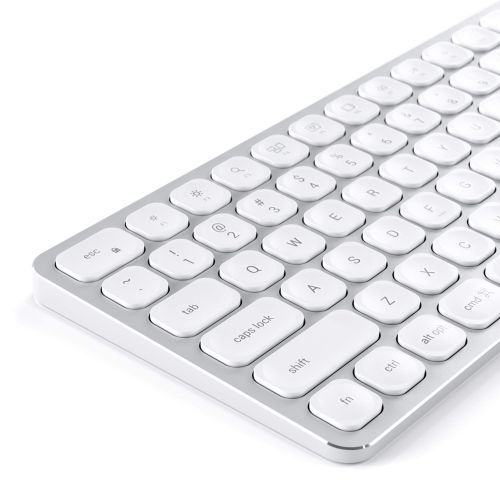 Satechi Aluminum Wired USB-A Keyboard + Numpad SF/SWE - Silver