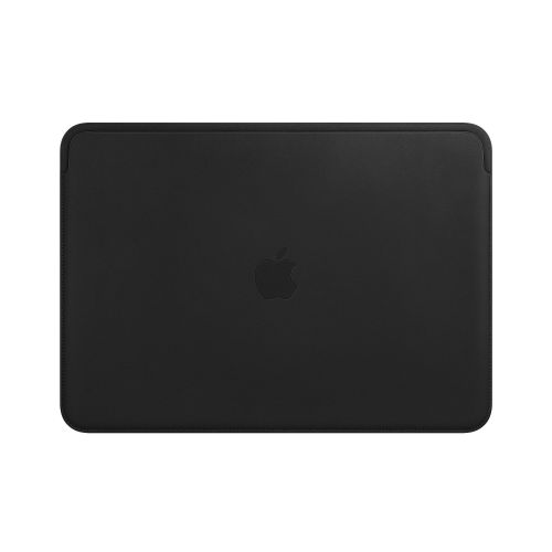 Apple MacBook Pro/Air 2018 13" Leather Sleeve Black