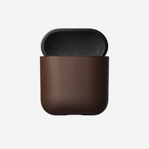 Nomad Modern Leather Case for AirPods (2Gen) Rustic Brown