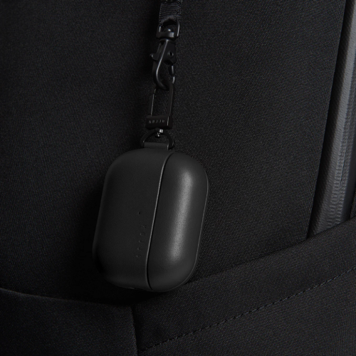 Mujjo Echelon Leather Case for AirPods Pro (2Gen) Black