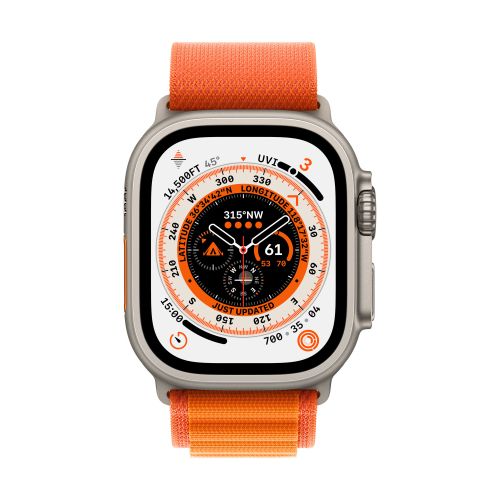 Apple Watch 49mm Alpine Loop Orange - Medium