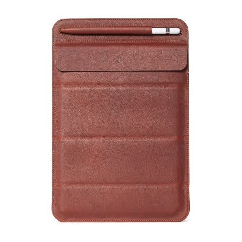 DECODED Foldable Leather Sleeve iPad 10.2/10.5/Pro 11" Brown