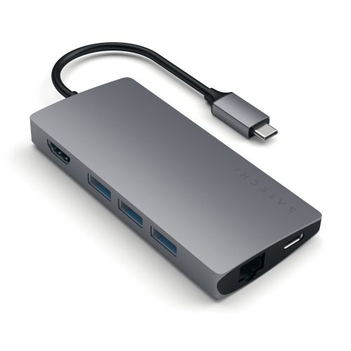 Satechi USB-C Aluminum MultiPort 4K HDMI Adapter Space Grey