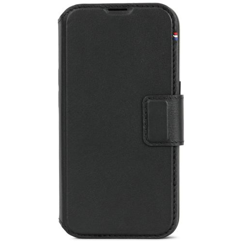 DECODED Leather Detachable Wallet Case w/MagSafe  for iPhone 15 Pro - Black