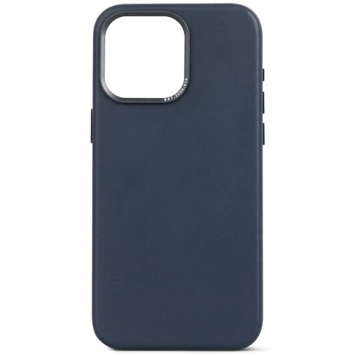 DECODED Leather Backcover w/MagSafe for iPhone 15 Pro Max - True Navy