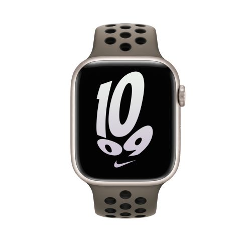 Apple Watch 45mm Nike Sport Band Olive Grey/Black