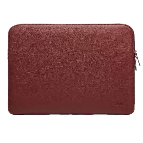 TRUNK Leather Sleeve MBPro/Air 13" Apple Peel Wine Red