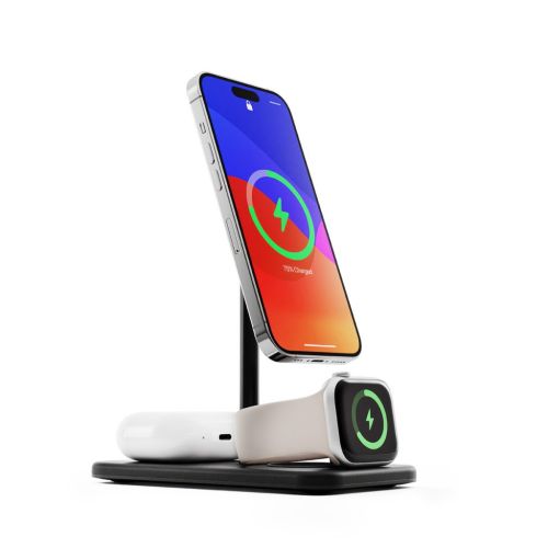 Twelve South HiRise3 Deluxe Wireless Charging + Magnetic Stand USB-C Black