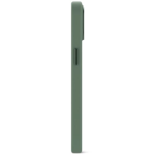 DECODED Silicone Backcover w/MagSafe for iPhone 15 - Sage Leaf Green