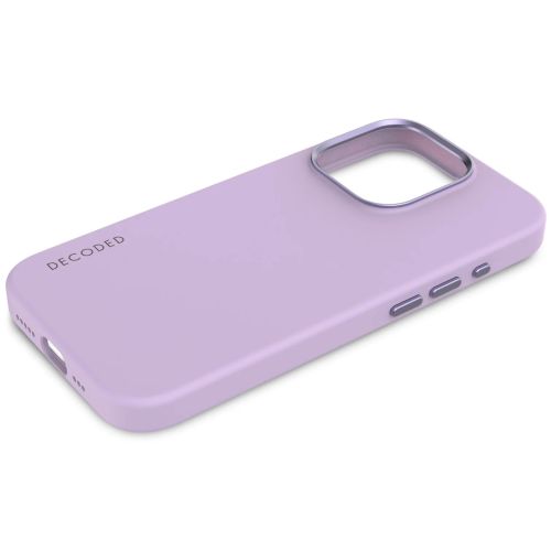 DECODED Silicone Backcover w/MagSafe for iPhone 15 Pro Max - Lavender