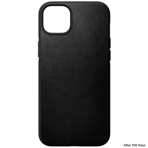 Nomad Modern Leather Case w/MagSafe iPhone 15 Pro - Black