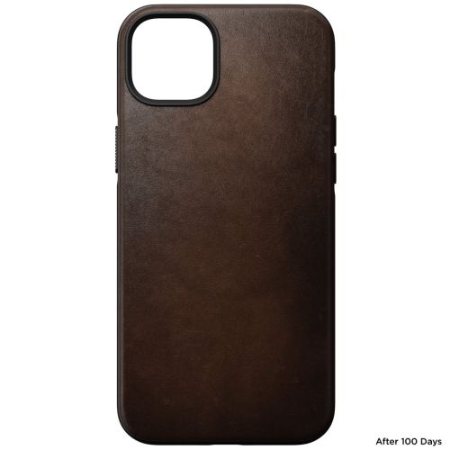 Nomad Modern Leather Case w/MagSafe iPhone 15 Pro - Brown