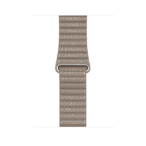 Apple Watch 44mm Leather Loop Stone Large