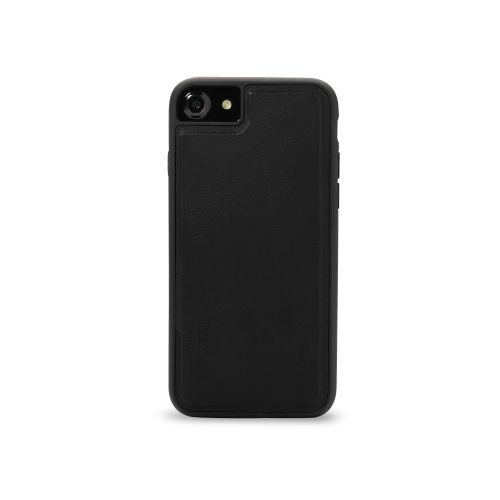 DECODED Leather Detachable Wallet Case for iPhone 8/SE/2020/22 - Black