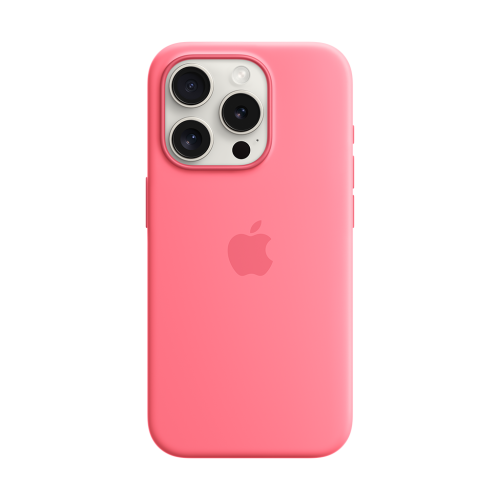Apple iPhone 15 Pro Silicone Case w/MagSafe - Pink