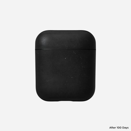 Nomad Modern Leather Case for AirPods (2Gen) Black
