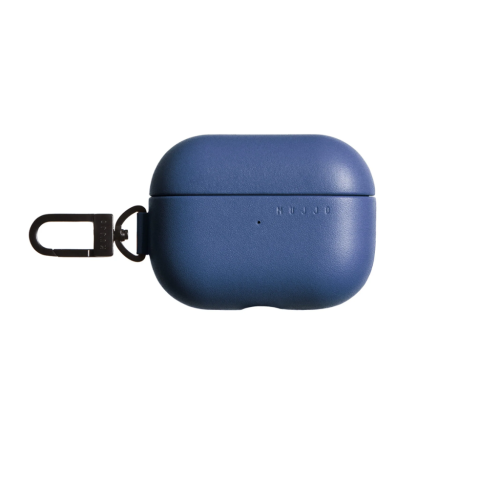 Mujjo Echelon Leather Case for AirPods Pro (2Gen) Monaco Blue