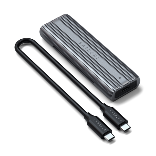 Satechi USB-C Aluminum M.2 NMVe / M.2 SSD Enclosure Space Grey