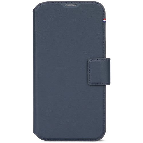 DECODED Leather Detachable Wallet Case w/MagSafe  for iPhone 15 Plus - True Navy