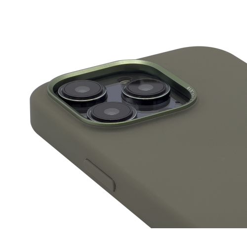 DECODED Silicone Backcover w/MagSafe for iPhone 14 Pro Max - Olive