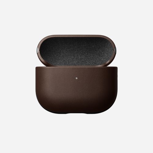 Nomad Modern Leather Case for AirPods (3Gen) Rustic Brown
