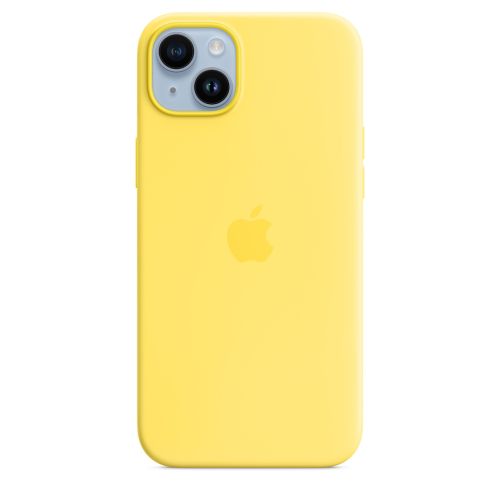 Apple iPhone 14 Plus Silicone Case w/MagSafe Canary Yellow