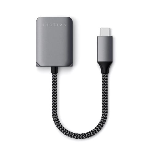 Satechi 3.5mm Audio + USB-C Charge PD v2 Space Grey